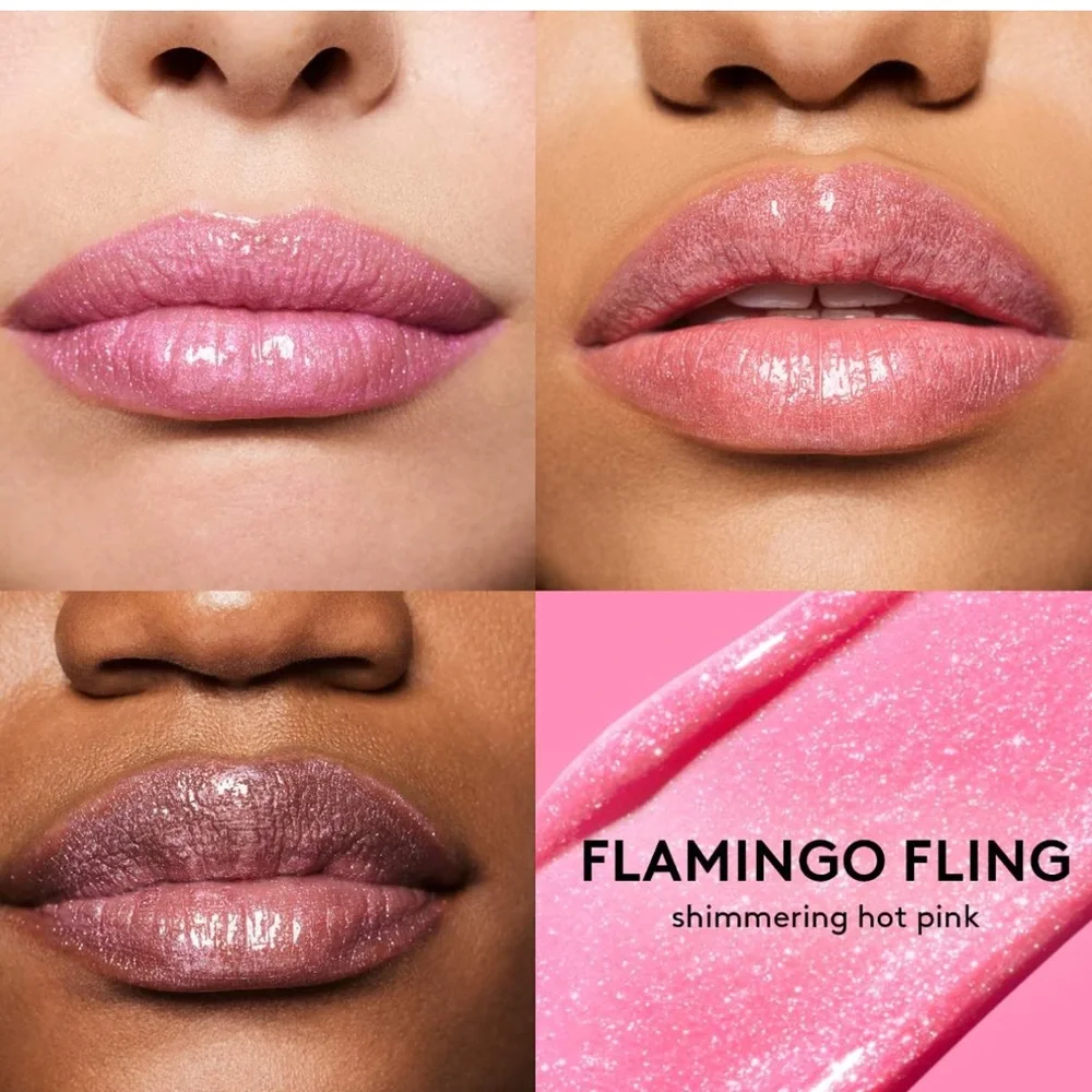 Fenty Beauty High Shimmer Gloss Bomb Stick in Shade Flamingo Fling
